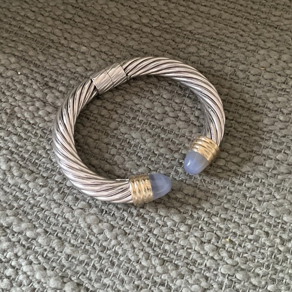 David Yurman Thoroughbred Diamond Pave Ring and Hallmarked Bracelet - Picture 7 of 10